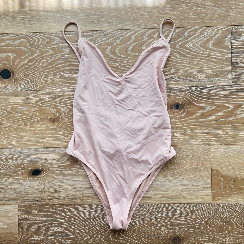 J. Crew Pink Montauk Playa Cross Back Swimsuit sz. S - Picture 4 of 6
